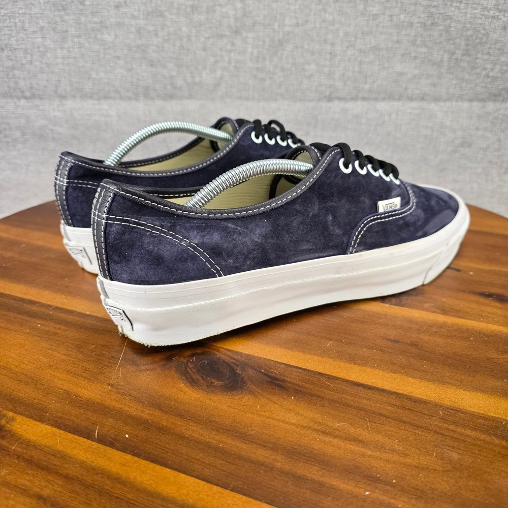 Vans Authentic Navy Blue Suede Low Top Sneakers Mens 11.5 507452 Skate Shoes - Picture 11 of 15